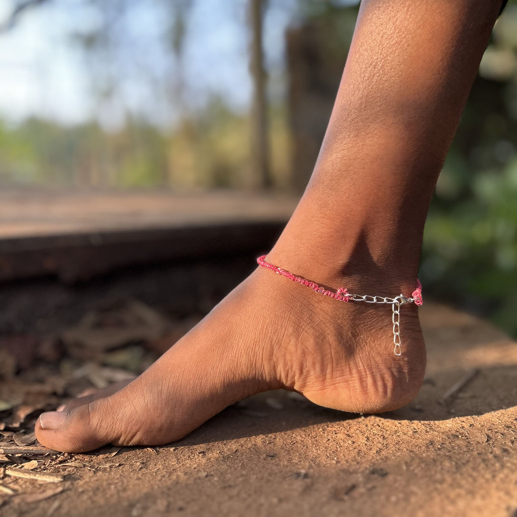 Cherry Glow Anklet